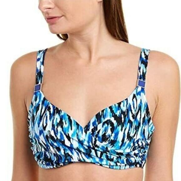 NWT  SET Miraclesuit underwire swim bikini top 34DD/L bottom 12 - Picture 3 of 14